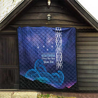 Personalised Matariki New Zealand Quilt Maori New Year Galaxy Koru Pattern LT14 - Polynesian Pride