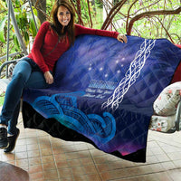 Personalised Matariki New Zealand Quilt Maori New Year Galaxy Koru Pattern LT14 - Polynesian Pride
