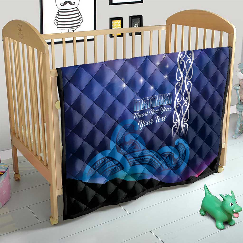 Personalised Matariki New Zealand Quilt Maori New Year Galaxy Koru Pattern LT14 - Polynesian Pride
