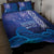 Personalised Matariki New Zealand Quilt Bed Set Maori New Year Galaxy Koru Pattern