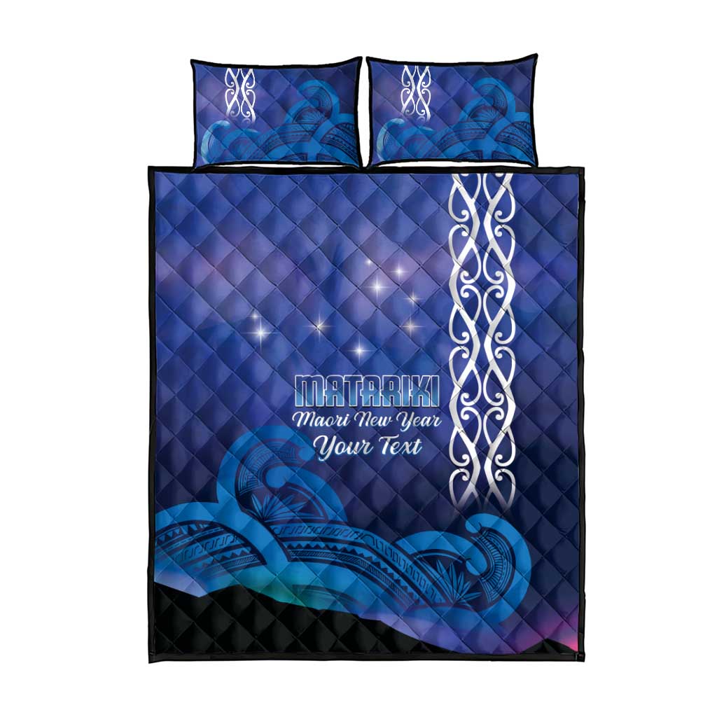 Personalised Matariki New Zealand Quilt Bed Set Maori New Year Galaxy Koru Pattern LT14 - Polynesian Pride