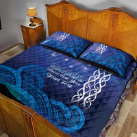 Personalised Matariki New Zealand Quilt Bed Set Maori New Year Galaxy Koru Pattern LT14 - Polynesian Pride
