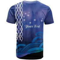 Personalised Matariki New Zealand T Shirt Maori New Year Galaxy Koru Pattern LT14 - Polynesian Pride