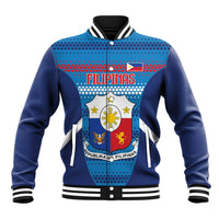 Philippines Football 2026 Baseball Jacket Come On Filipinas LT14 Unisex Blue - Polynesian Pride