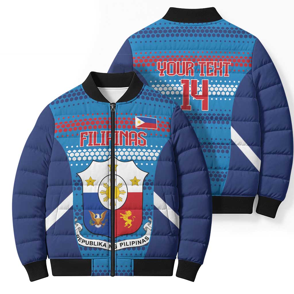 Philippines Football 2026 Bomber Puffer Jacket Come On Filipinas LT14 - Polynesian Pride
