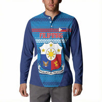 Philippines Football 2026 Button Sweatshirt Come On Filipinas LT14 - Polynesian Pride