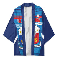 Philippines Football 2026 Kimono Come On Filipinas LT14 Unisex Blue - Polynesian Pride