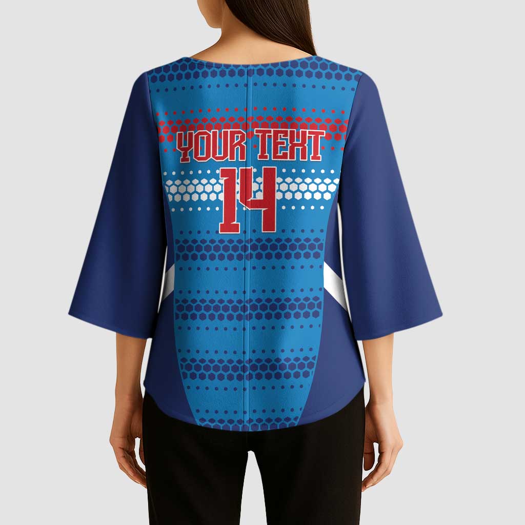 Philippines Football 2026 Kimono Sleeve Blouse Come On Filipinas LT14 - Polynesian Pride