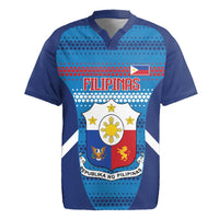 Philippines Football 2026 Rugby Jersey Come On Filipinas LT14 Blue - Polynesian Pride