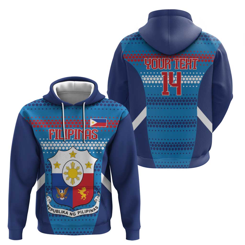 Philippines Football 2026 Zip Hoodie Come On Filipinas LT14 - Polynesian Pride