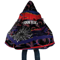 Philippines Sun Tattoo Cloak Feathers Filipinas Grunge Style Black LT14 Unisex Black - Polynesian Pride
