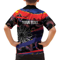 Philippines Sun Tattoo Hawaiian Shirt Feathers Filipinas Grunge Style Black LT14 - Polynesian Pride