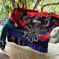 Philippines Sun Tattoo Quilt Feathers Filipinas Grunge Style Black LT14 - Polynesian Pride