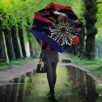 Philippines Sun Tattoo Umbrella Feathers Filipinas Grunge Style Black LT14 - Polynesian Pride