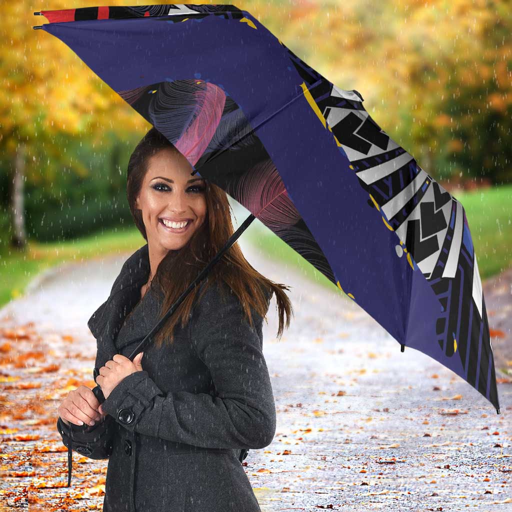 Philippines Sun Tattoo Umbrella Feathers Filipinas Grunge Style Black LT14 - Polynesian Pride