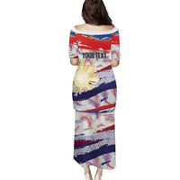 Philippines Sun Tattoo Puletasi Feathers Filipinas Grunge Style White LT14 - Polynesian Pride