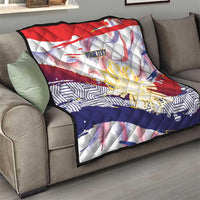 Philippines Sun Tattoo Quilt Feathers Filipinas Grunge Style White LT14 - Polynesian Pride
