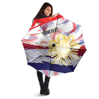 Philippines Sun Tattoo Umbrella Feathers Filipinas Grunge Style White LT14 - Polynesian Pride