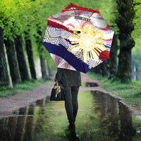 Philippines Sun Tattoo Umbrella Feathers Filipinas Grunge Style White LT14 - Polynesian Pride