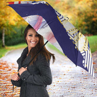 Philippines Sun Tattoo Umbrella Feathers Filipinas Grunge Style White LT14 - Polynesian Pride