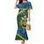 Personalised Solomon Islands Darts Family Matching Mermaid Dress and Hawaiian Shirt Tropical Leaves Melanesian Pattern