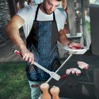 Blue Aotearoa Mangopare Kowhaiwhai Niho Taniwha Apron Maori New Zealand LT14 - Polynesian Pride