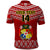 Custom Tonga Rugby Polo Shirt 2023 World Cup Tongan Kupesi Ngatu Pattern LT14 - Polynesian Pride