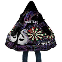 Personalised New Zealand Darts Cloak Ngutukaka Manaia Taniko Luxury Purple LT14 Unisex Purple - Polynesian Pride