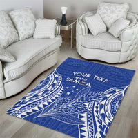 Custom Manu Samoa Rugby 2024 Area Rug Go Champions Samoan Tattoo LT14 - Polynesian Pride