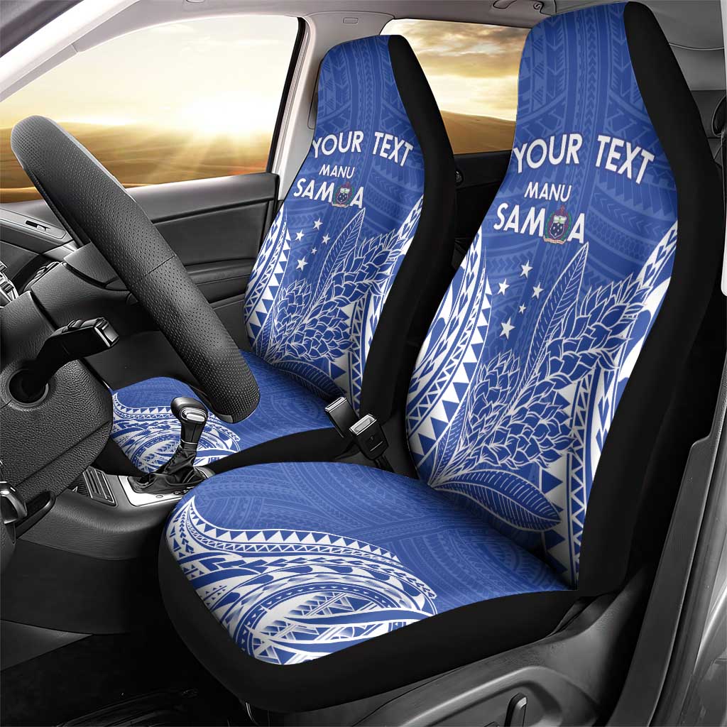 Custom Manu Samoa Rugby 2024 Car Seat Cover Go Champions Samoan Tattoo LT14 - Polynesian Pride