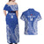 Custom Manu Samoa Rugby 2024 Couples Matching Off Shoulder Maxi Dress and Hawaiian Shirt Go Champions Samoan Tattoo