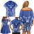 Custom Manu Samoa Rugby 2024 Family Matching Off Shoulder Short Dress and Hawaiian Shirt Go Champions Samoan Tattoo