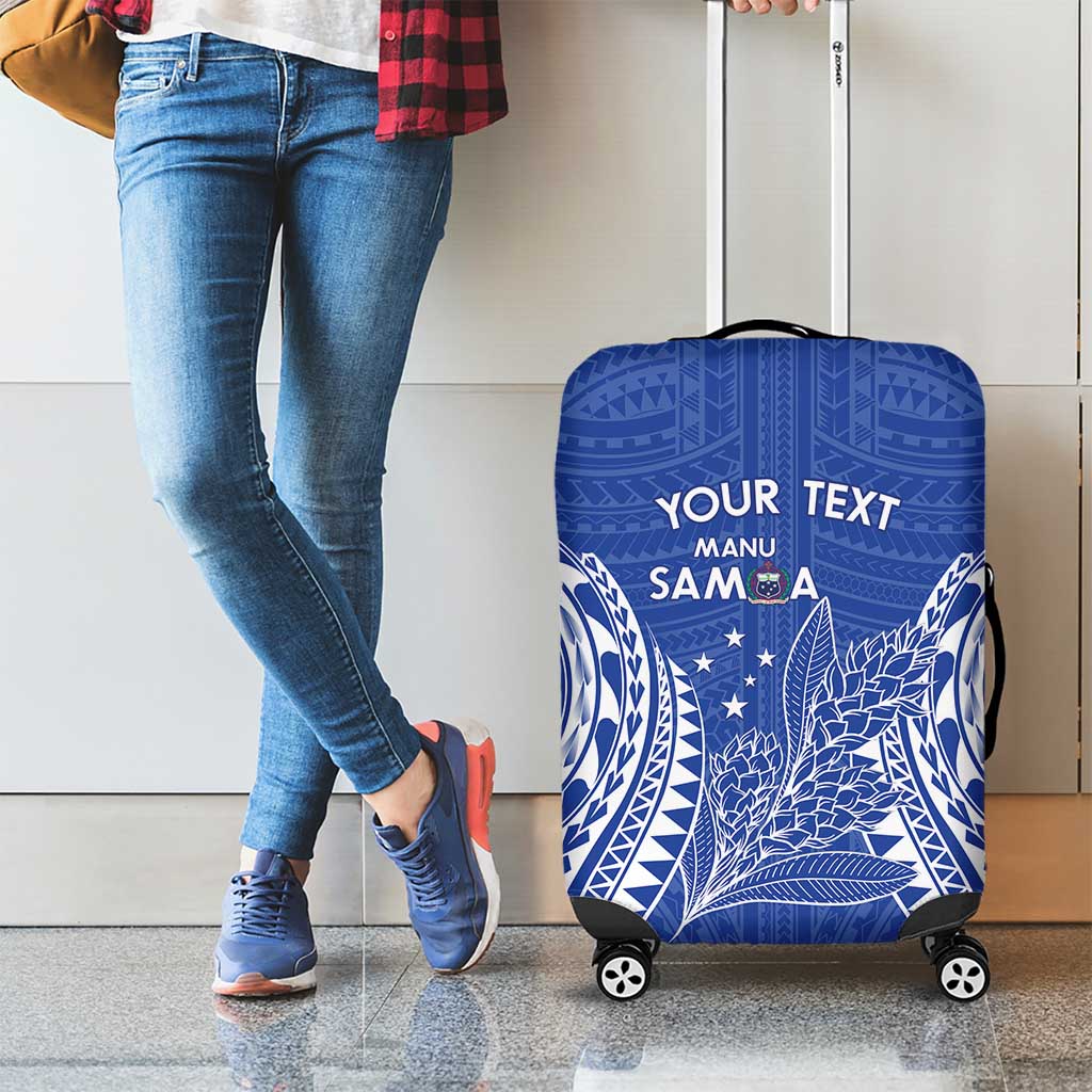 Custom Manu Samoa Rugby 2024 Luggage Cover Go Champions Samoan Tattoo LT14 - Polynesian Pride