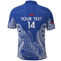 Custom Manu Samoa Rugby 2024 Polo Shirt Go Champions Samoan Tattoo LT14 - Polynesian Pride
