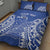 Custom Manu Samoa Rugby 2024 Quilt Bed Set Go Champions Samoan Tattoo