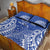 Custom Manu Samoa Rugby 2024 Quilt Bed Set Go Champions Samoan Tattoo