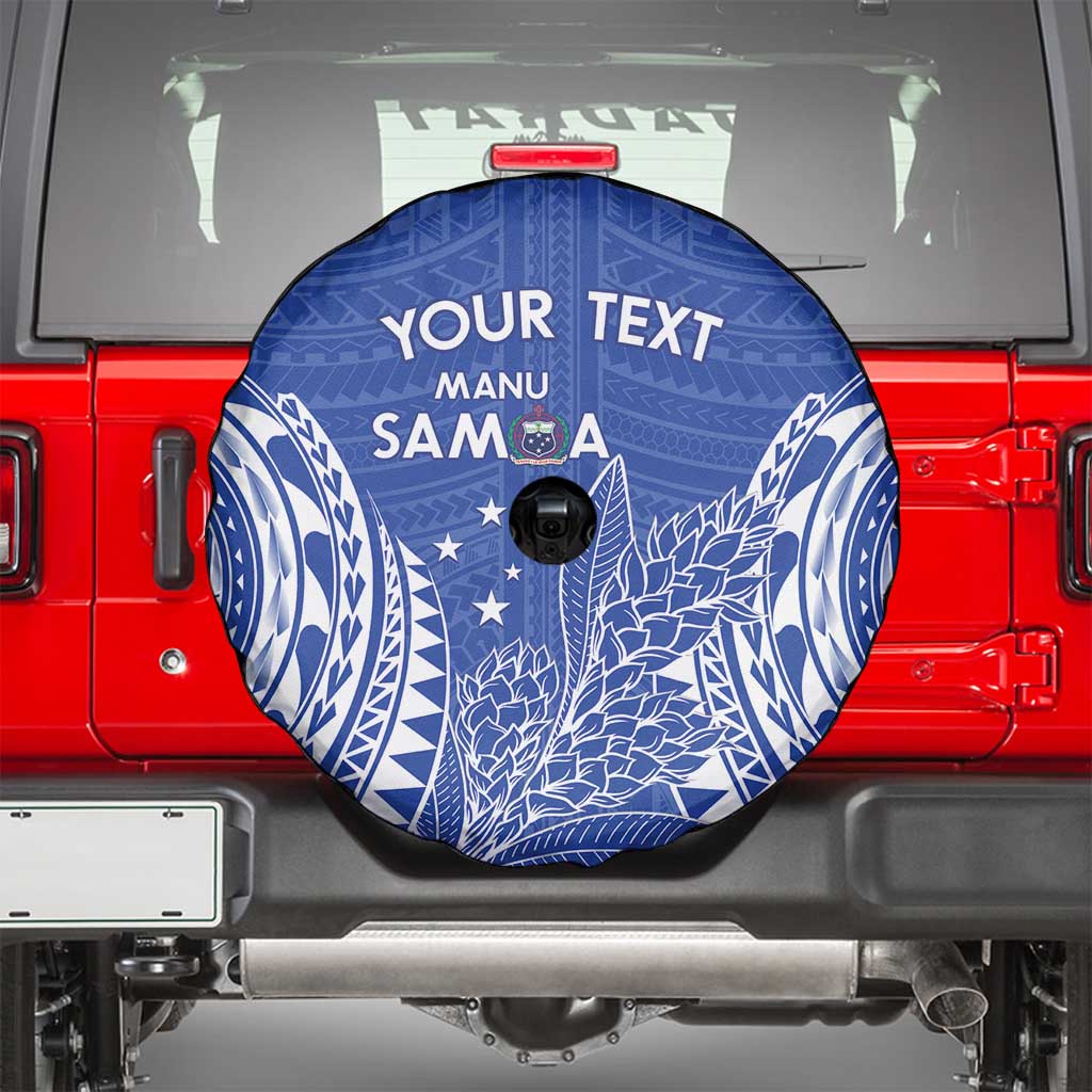 Custom Manu Samoa Rugby 2024 Spare Tire Cover Go Champions Samoan Tattoo LT14 - Polynesian Pride