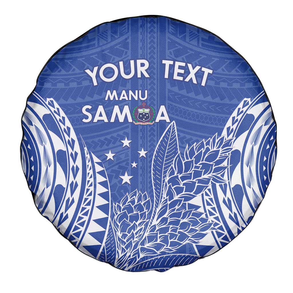 Custom Manu Samoa Rugby 2024 Spare Tire Cover Go Champions Samoan Tattoo LT14 - Polynesian Pride