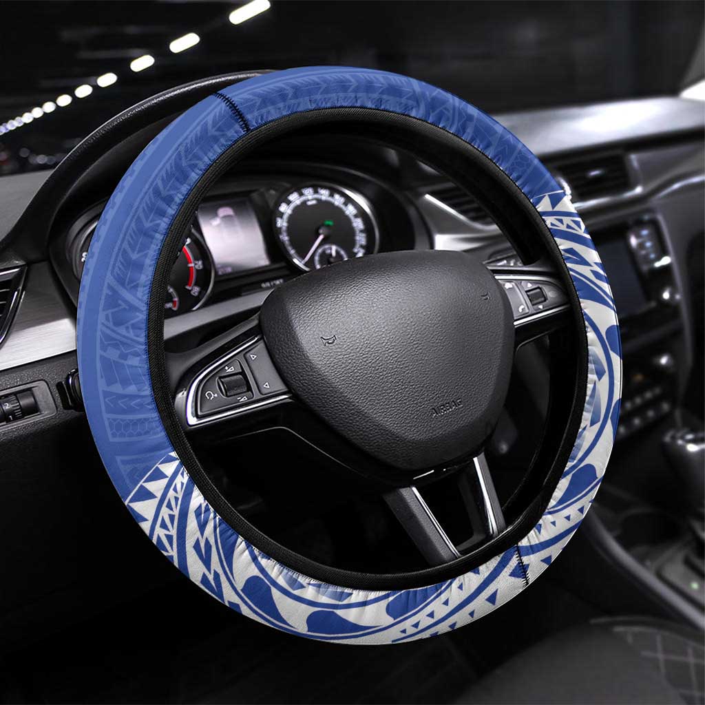 Manu Samoa Rugby 2024 Steering Wheel Cover Go Champions Samoan Tattoo