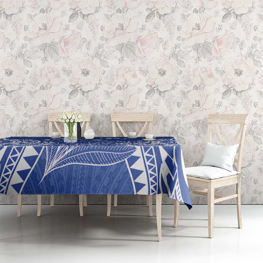 Custom Manu Samoa Rugby 2024 Tablecloth Go Champions Samoan Tattoo LT14 - Polynesian Pride