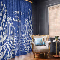 Custom Manu Samoa Rugby 2024 Window Curtain Go Champions Samoan Tattoo LT14 - Polynesian Pride
