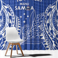 Custom Manu Samoa Rugby 2024 Window Curtain Go Champions Samoan Tattoo LT14 - Polynesian Pride