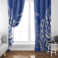 Custom Manu Samoa Rugby 2024 Window Curtain Go Champions Samoan Tattoo LT14 - Polynesian Pride