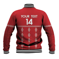 Custom Tonga Rugby 2024 Baseball Jacket Go Champions Ikale Tahi Ngatu Pattern LT14 - Polynesian Pride