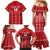 Custom Tonga Rugby 2024 Family Matching Mermaid Dress and Hawaiian Shirt Go Champions Ikale Tahi Ngatu Pattern