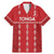 Custom Tonga Rugby 2024 Family Matching Mermaid Dress and Hawaiian Shirt Go Champions Ikale Tahi Ngatu Pattern