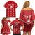 Custom Tonga Rugby 2024 Family Matching Off Shoulder Short Dress and Hawaiian Shirt Go Champions Ikale Tahi Ngatu Pattern