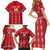 Custom Tonga Rugby 2024 Family Matching Short Sleeve Bodycon Dress and Hawaiian Shirt Go Champions Ikale Tahi Ngatu Pattern