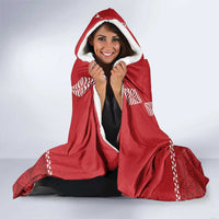 Custom Tonga Rugby 2024 Hooded Blanket Go Champions Ikale Tahi Ngatu Pattern LT14 - Polynesian Pride