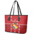 Custom Tonga Rugby 2024 Leather Tote Bag Go Champions Ikale Tahi Ngatu Pattern